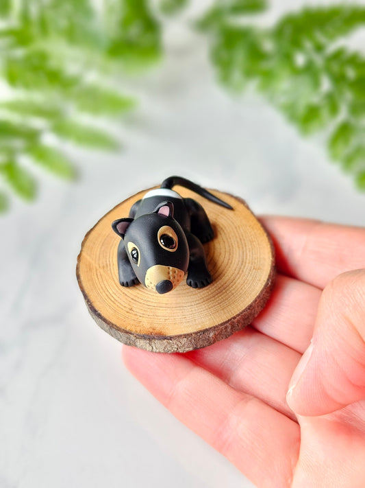 Tasmanian Devil miniature sculpture