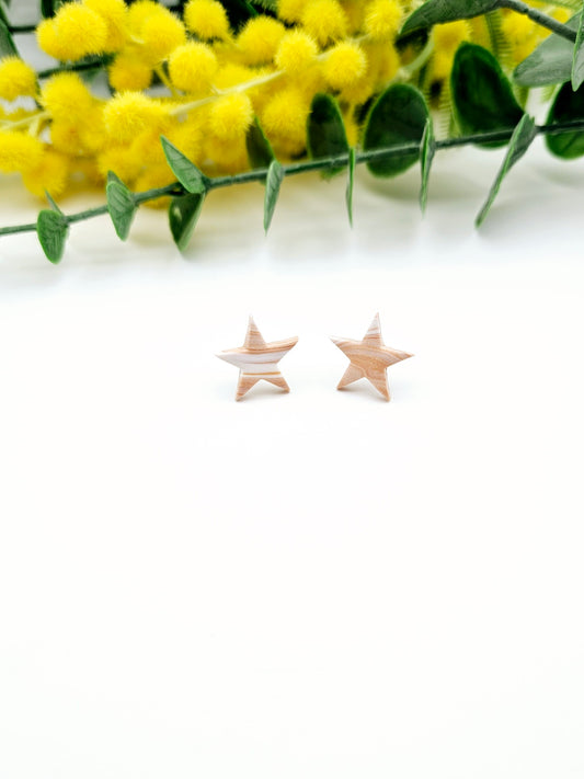 Earring studs - shooting stars