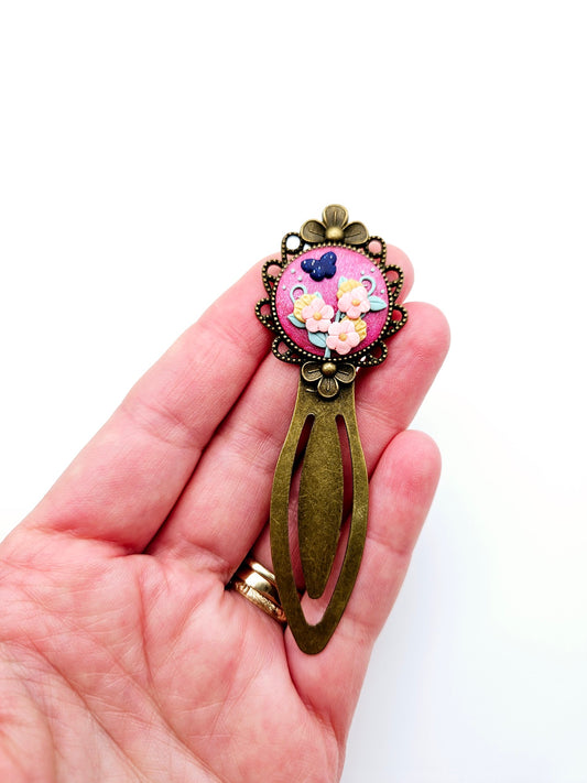 Bookmark vintage style - butterfly
