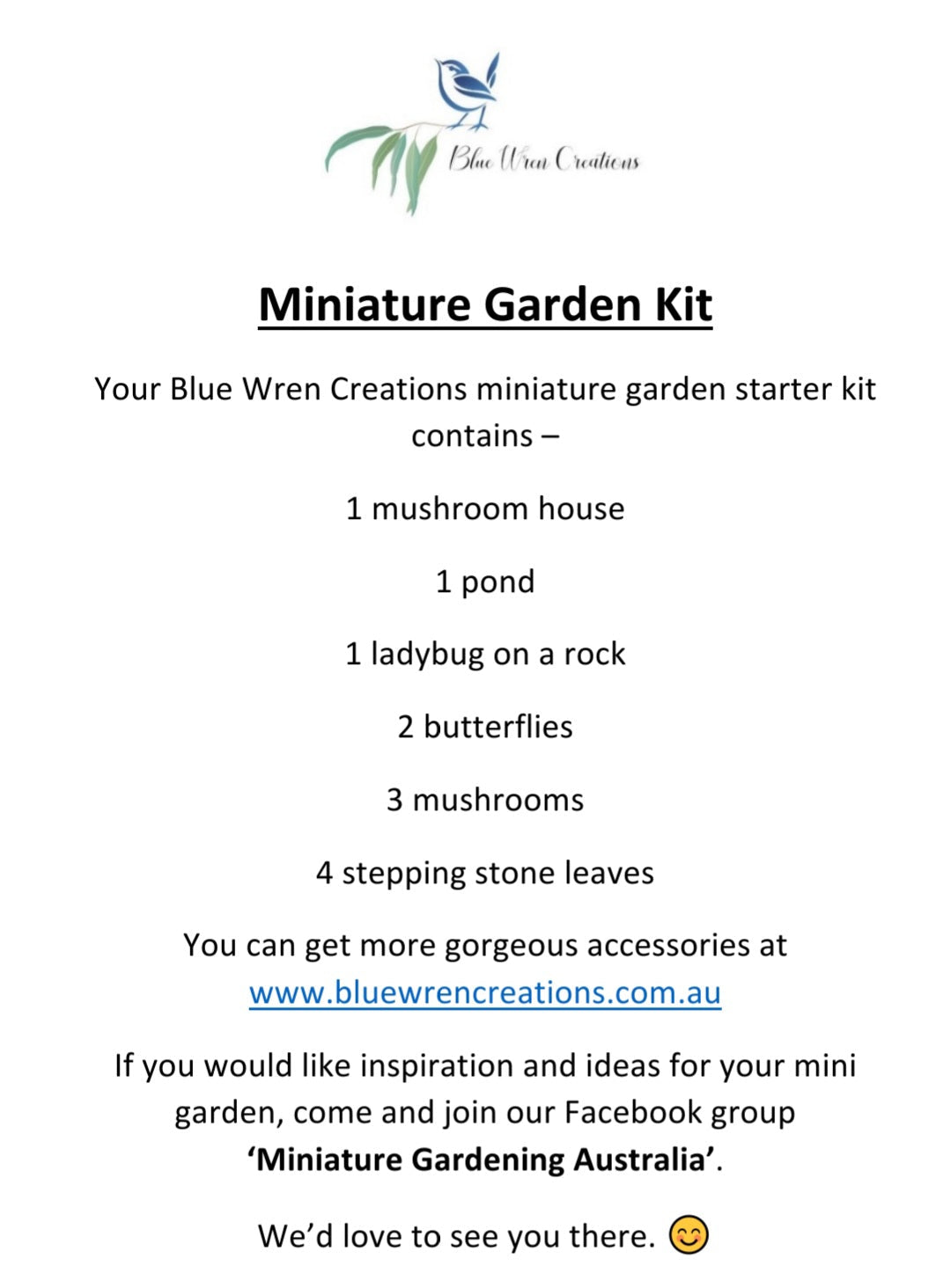 Miniature garden kit - purple shimmer