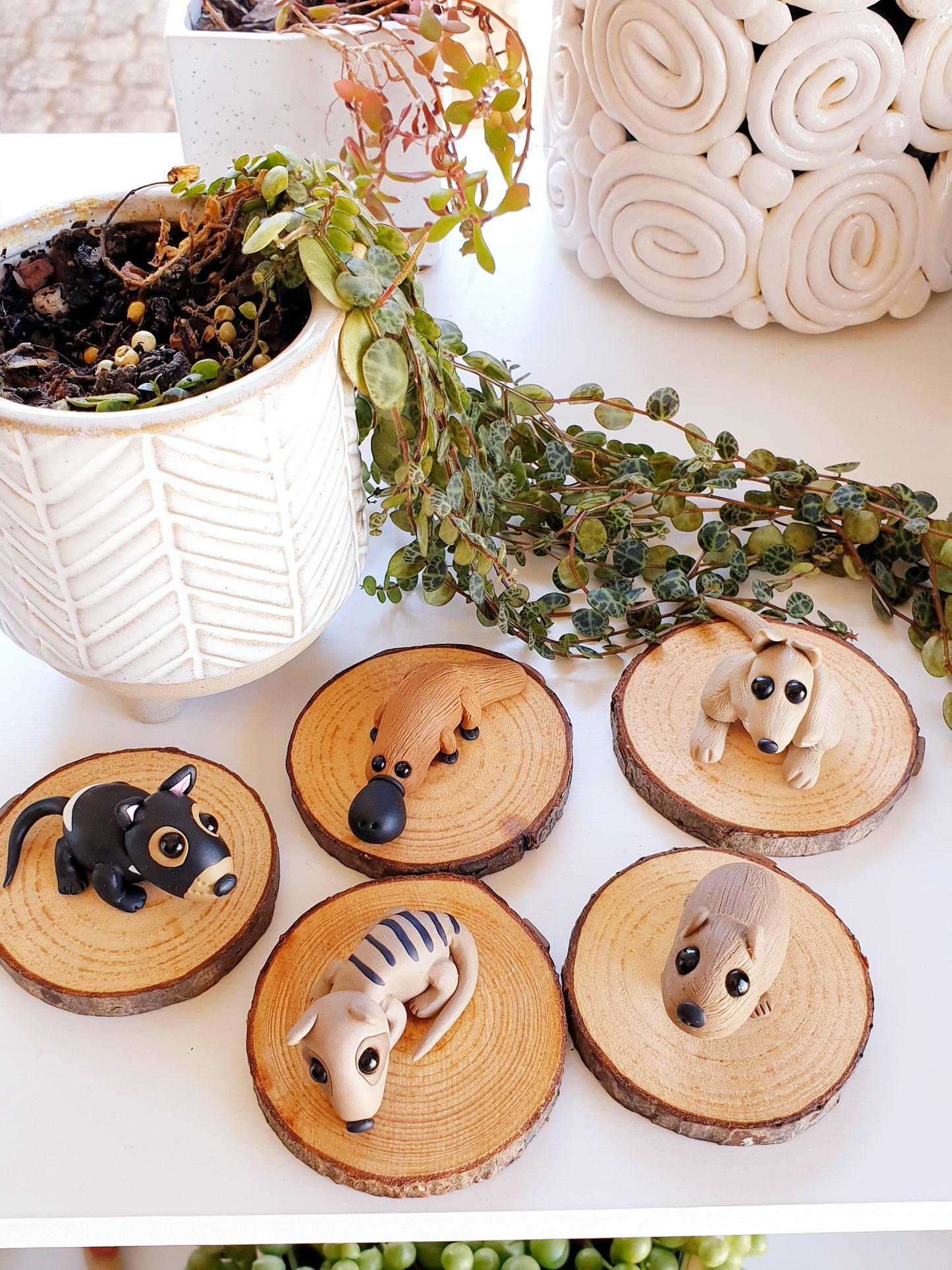 Tasmanian Devil miniature sculpture