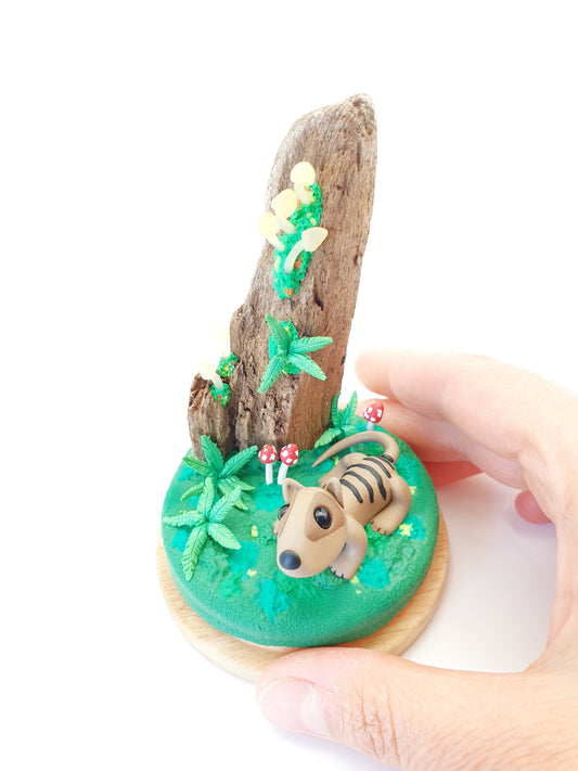 Thea the Tasmanian tiger collectable sculpture