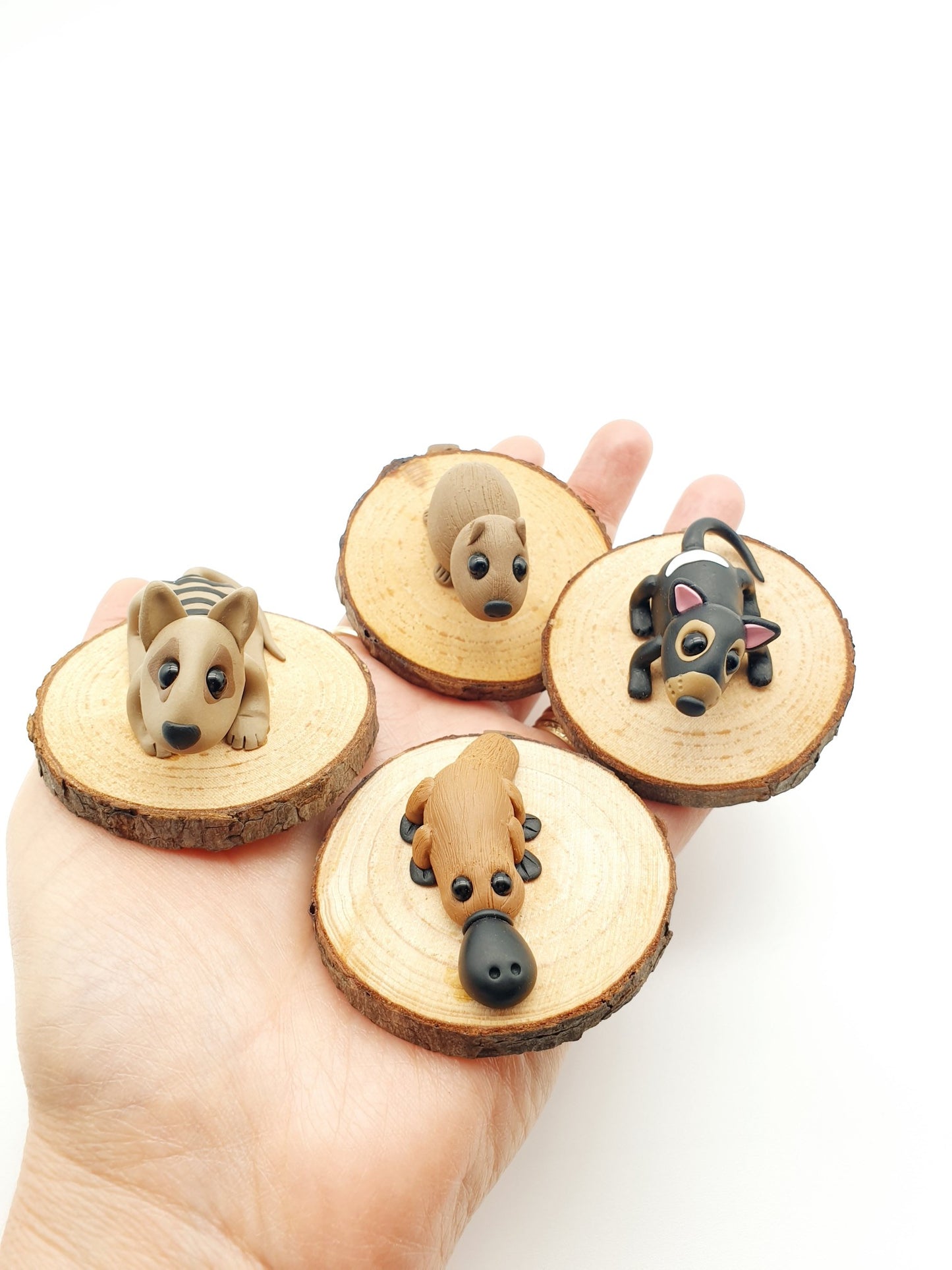 Tasmanian Tiger Thylacine miniature sculpture collectable