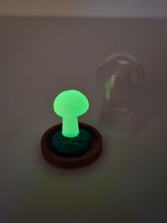 Glow in the dark mushroom