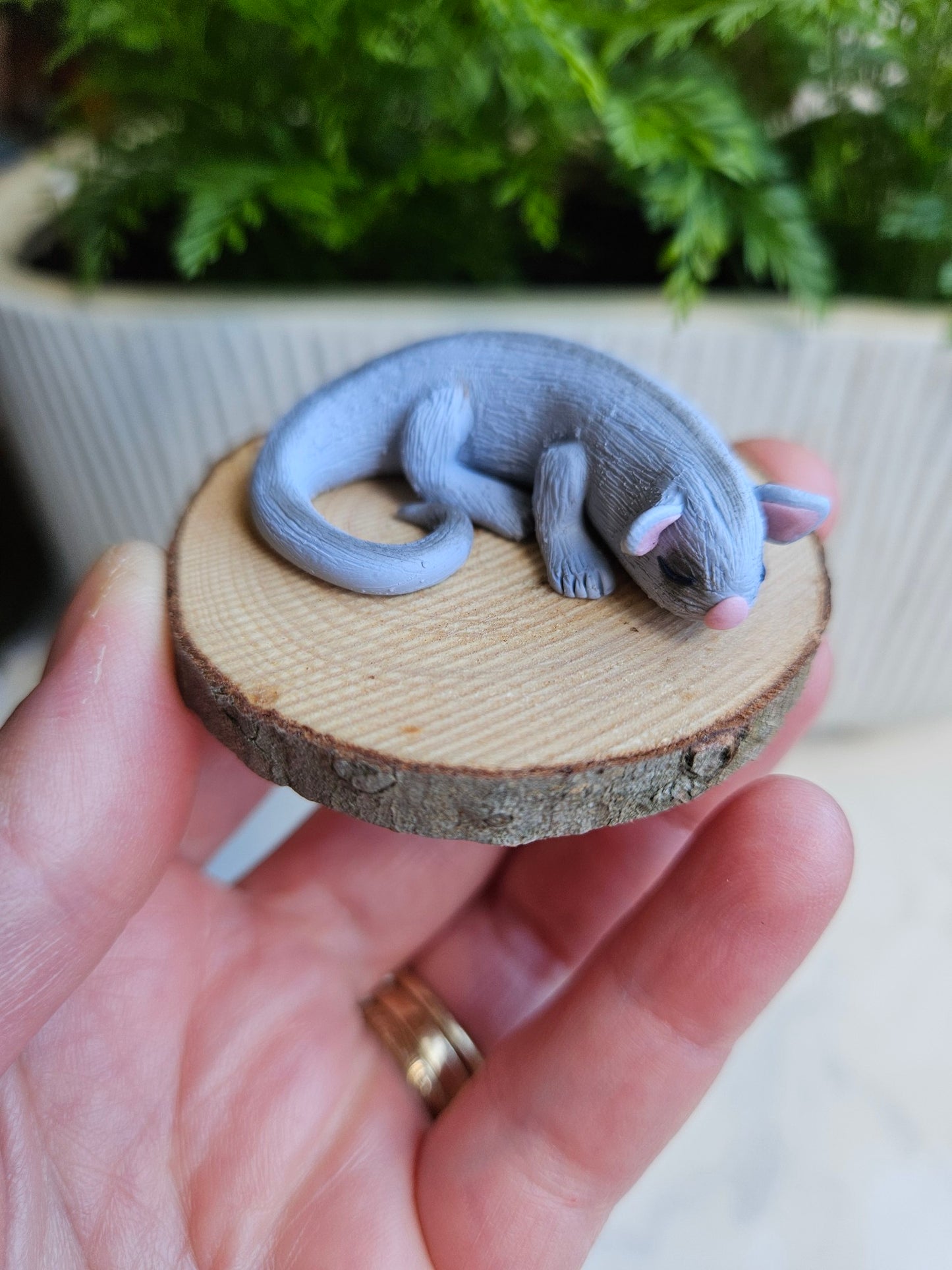 Ringtail possum miniature sculpture