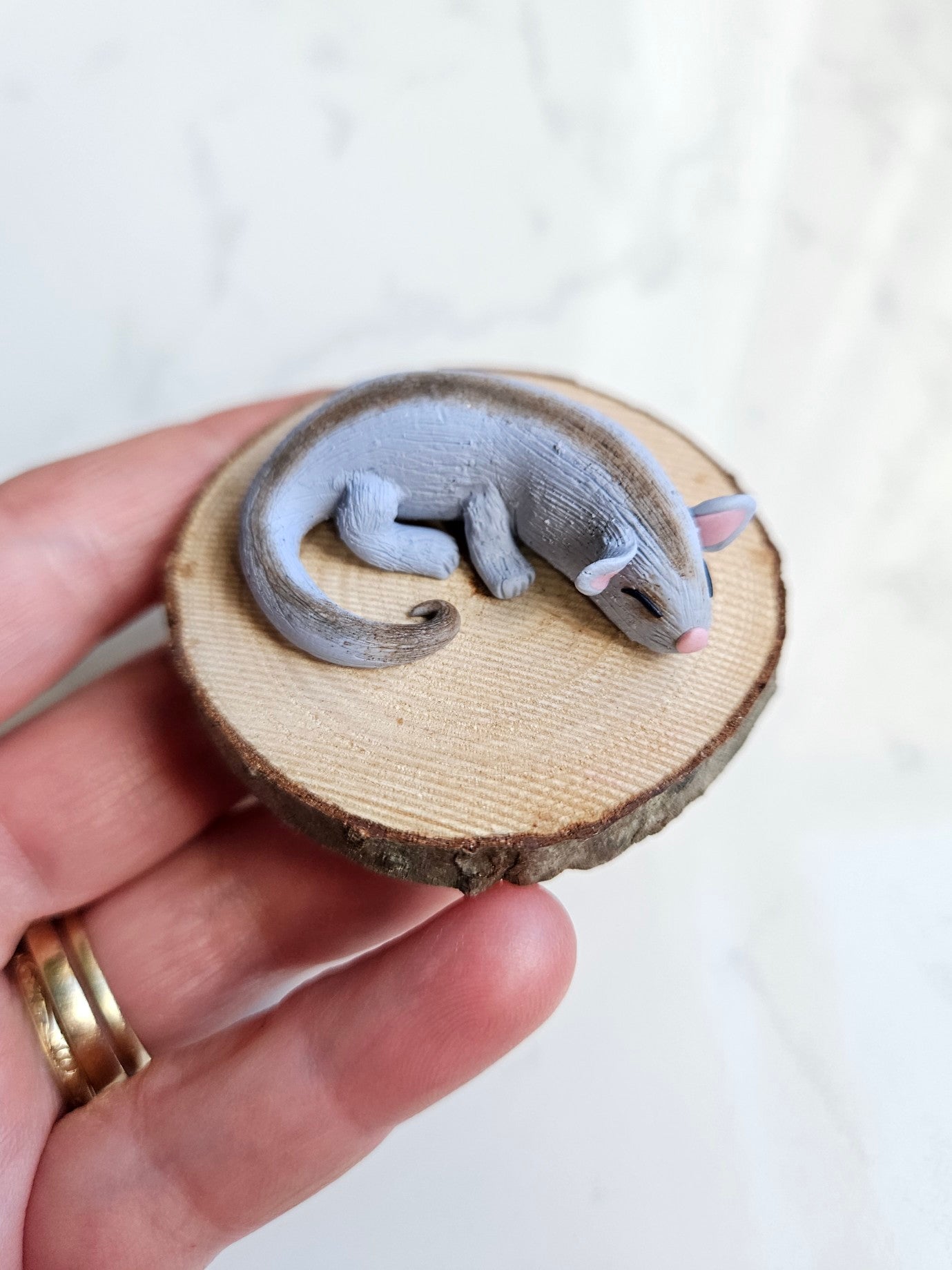 Ringtail possum miniature sculpture