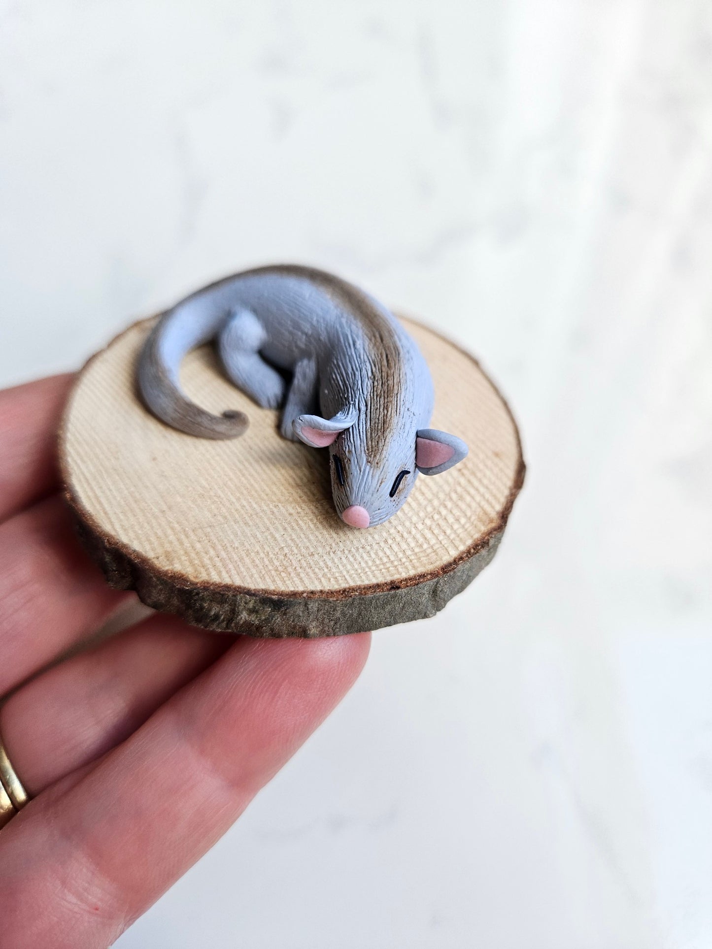 Ringtail possum miniature sculpture