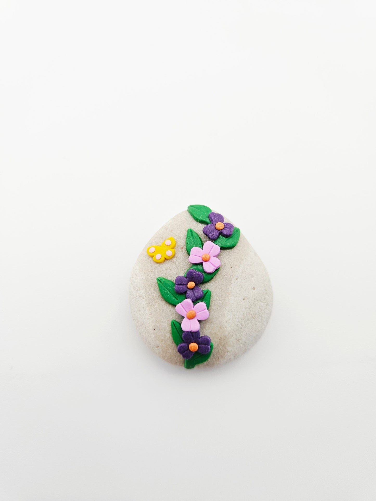 Pocket hug - purple flowers