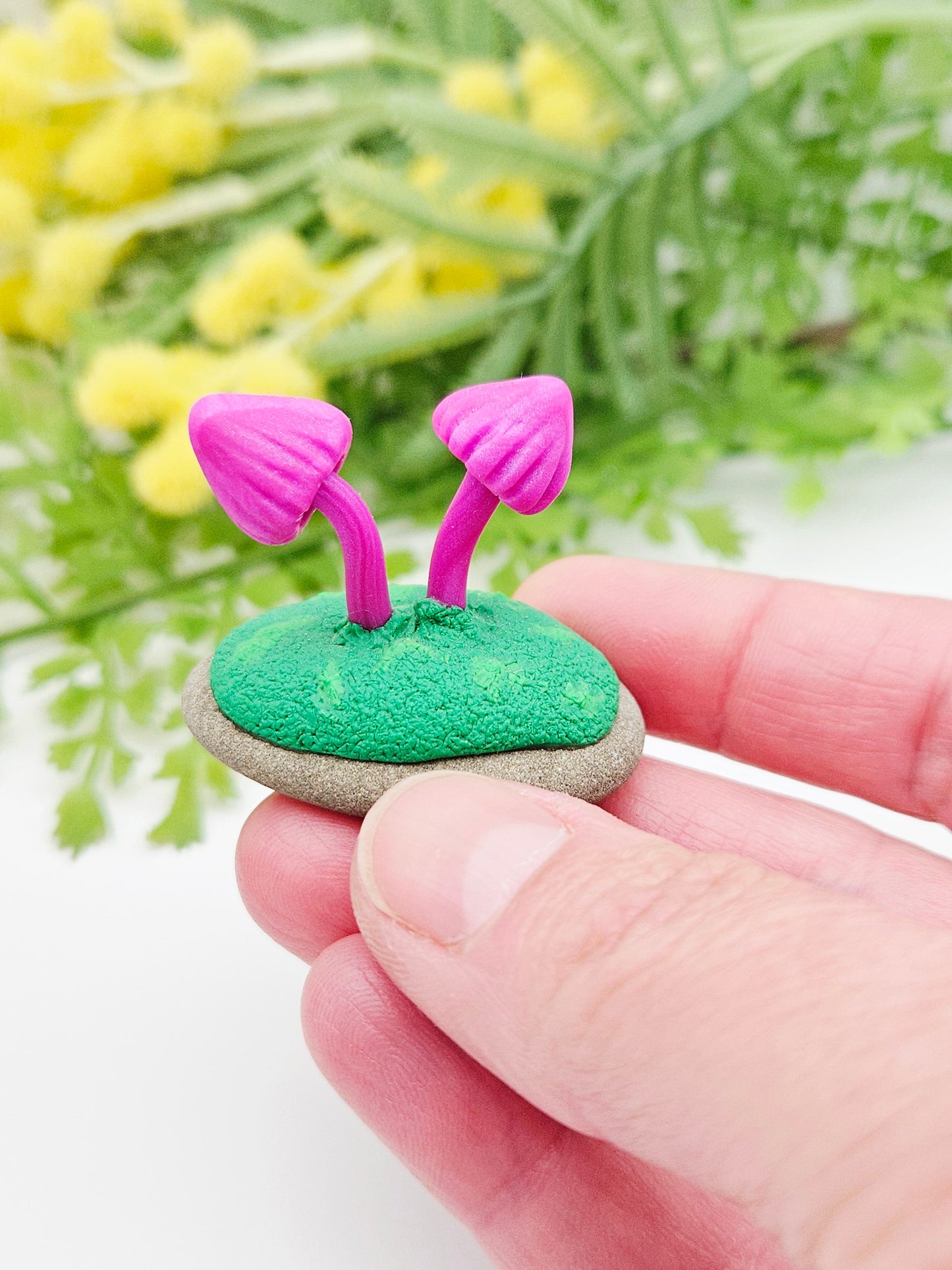 Mini Mushies - purple shimmer