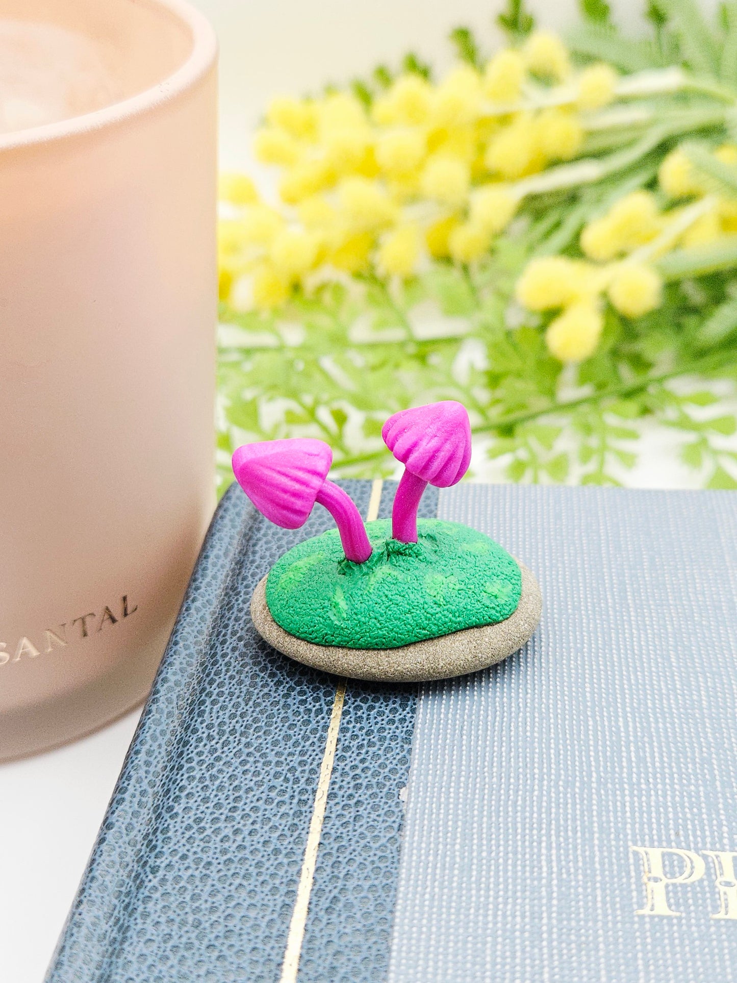 Mini Mushies - purple shimmer