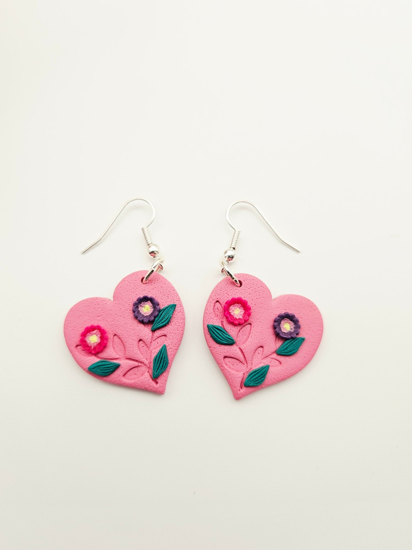 Earring dangles - sweet hearts