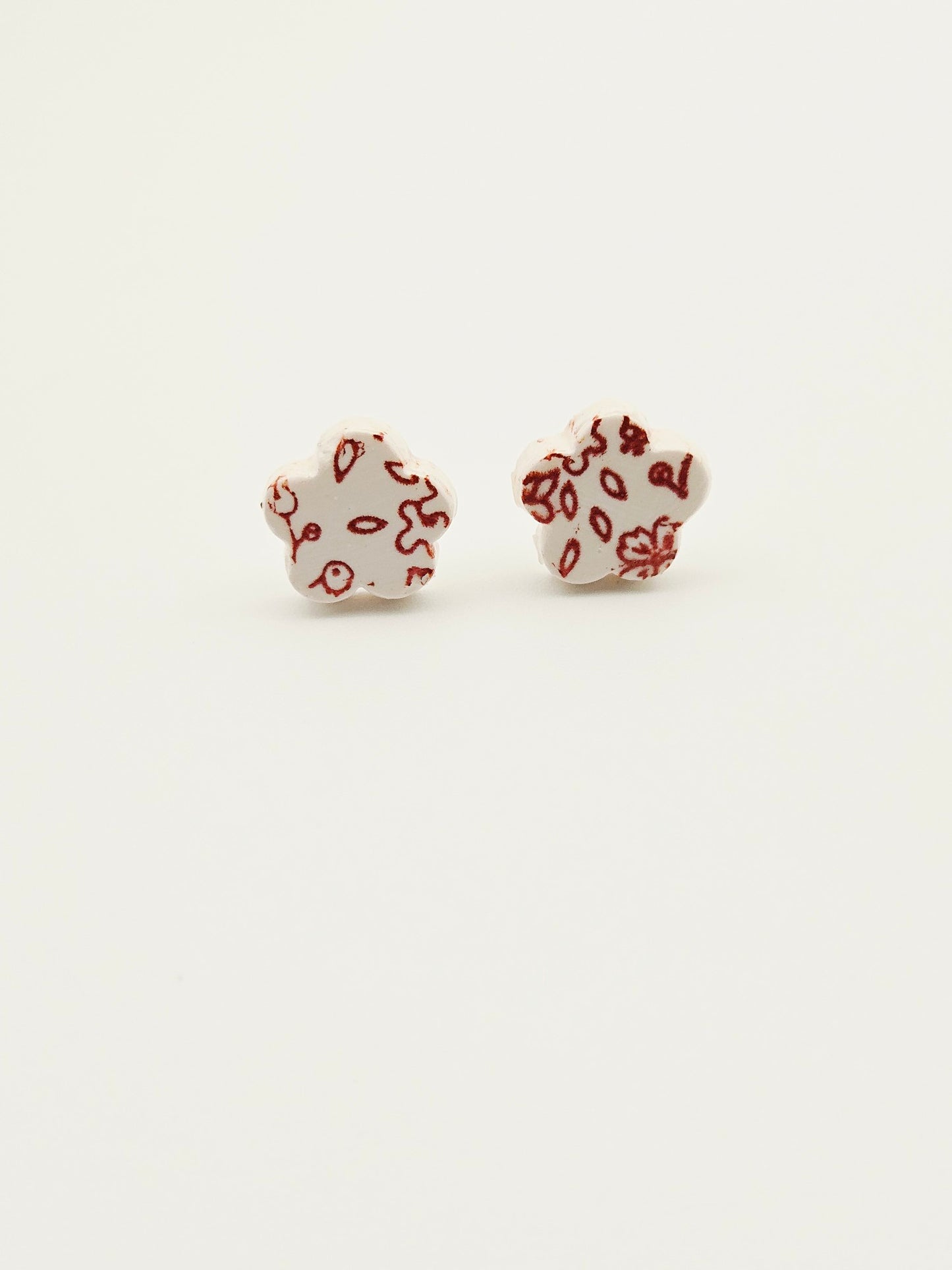 Earring studs - spring flowers