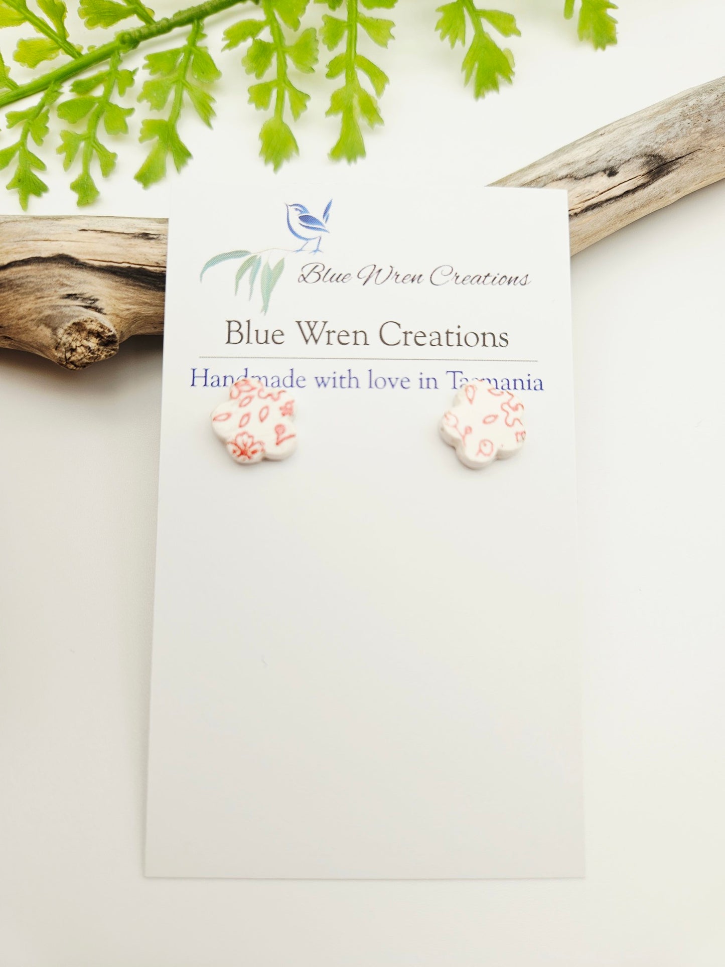 Earring studs - spring flowers