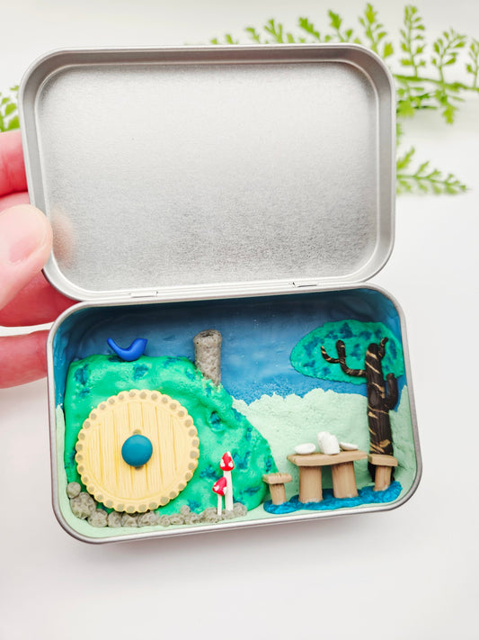 Workshop - sculpted tiny world in a tin 12.4.26 - 2pm