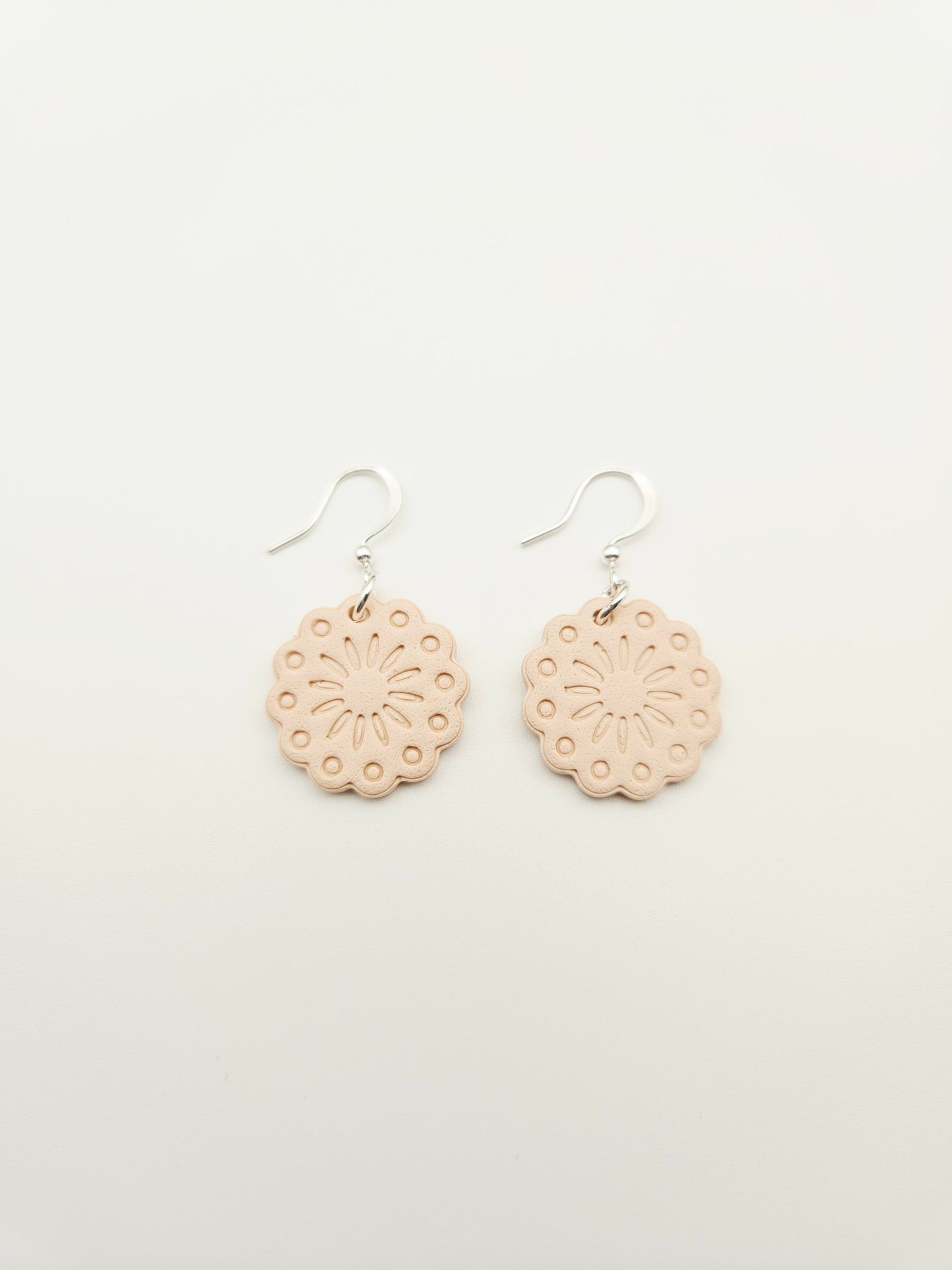 Earring dangles -  Alexis mini in pale pink