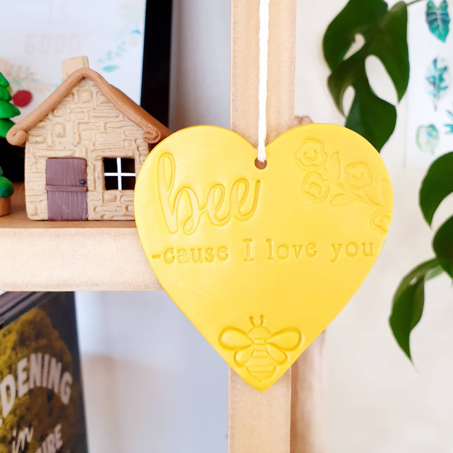 Wall art hanging - Because I love you